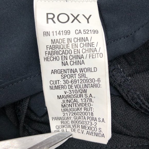 Roxy All in Time Black Running Shorts - Picture 7 of 12